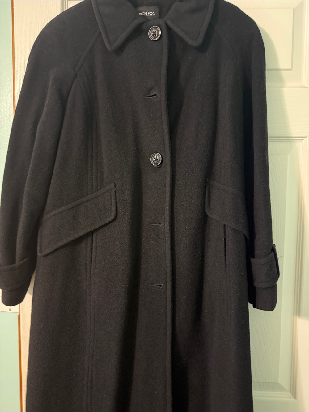 London fog wool swing coat.